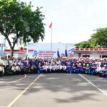 Upacara Hari Pahlawan yang dilaksanakan di Fuel Terminal Jakarta Group, di Plumpang, Jakarta, Senin (10/11/2025). Foto: Dok Pertamina