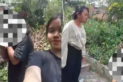 Tangkapan layar video dugaan perundungan terhadap seorang anak perempuan di Sukun, Kota Malang, yang kini tengah diselidiki Polresta Malang Kota. Foto: Tangkap layar IG @malangraya_info