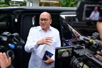 Menteri Investasi dan Hilirisasi/Kepala Badan Koordinasi Penanaman Modal (BKPM) Rosan Roeslani, saat memberikan keterangan di Istana, Jakarta Pusat.