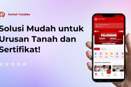 Aplikasi Sentuh Tanahku yang diluncurkan oleh Kementerian ATR/BPN. Foto: Dok Humas