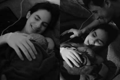 Momen Steffi Zamora dan Nino Fernandez saat menyambut kehadiran putri pertama mereka, Kaia Lanna Fernandez. Foto: Instagram @ninojkt