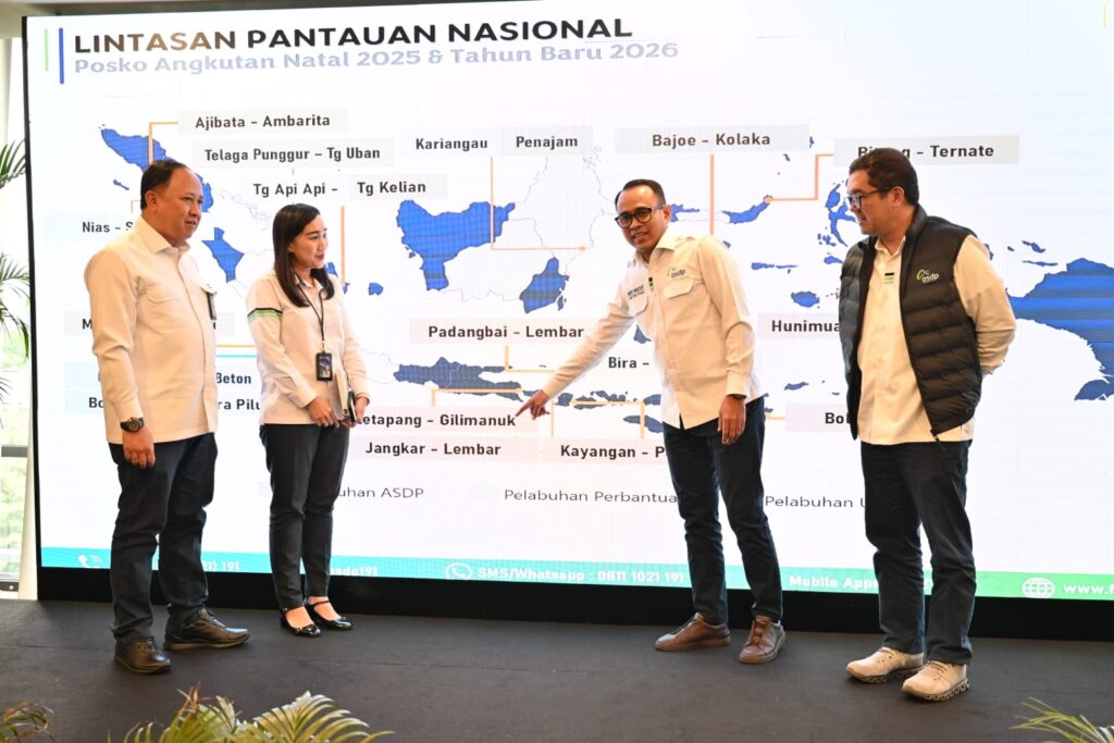 Hadapi Lonjakan Nataru, ASDP Perkuat Layanan di 15 Lintasan Pantauan Nasional 2 ASDP memperkuat pengelolaan operasional di 15 lintasan pantauan nasional hadapi lonjakan Nataru. Foto: ASDP