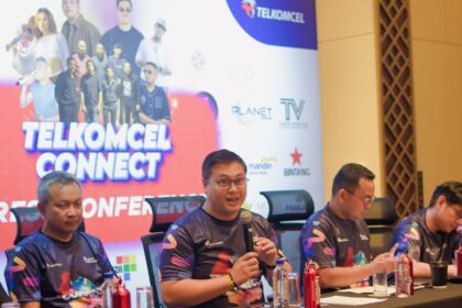 CEO Telkomcel Ardiyanto Priyo saat sesi Press Conference acara Telkomcel Connect di Dili, Timor Leste, beberapa waktu yang lalu. Foto: Telkom Indonesia