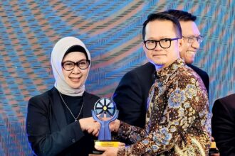 PT Pegadaian sabet penghargaan dari dari Kementerian Usaha Mikro, Kecil, dan Menengah sebagai Kolaborator Entrepreneur Hub pada acara Apresiasi Wirausaha Inspiratif 2025. Foto: dok. Pegadaian