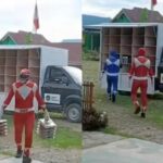 SPPG hadir di sekolah dengan cara kreatif, dari edukasi langsung hingga kostum Power Rangers, agar anak-anak makin semangat menikmati makanan bergizi. Foto: Tangkap layar IG @konaweupdate