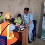 BPJS Ketenagakerjaan Kantor Cabang Jakarta Grogol gelar kegiatan mini Medical Check-Up (MCU) yang digelar bekerja sama dengan EMC Group dan RS. Grha Kedoya. Foto: Ist