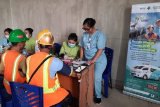 BPJS Ketenagakerjaan Kantor Cabang Jakarta Grogol gelar kegiatan mini Medical Check-Up (MCU) yang digelar bekerja sama dengan EMC Group dan RS. Grha Kedoya. Foto: Ist