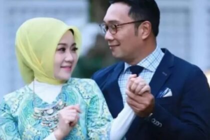 Atalia Praratya dan Ridwan Kamil. Foto: Instagram @mygigsmedia