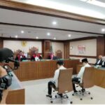 Persidangan sengketa patok lahan tambang antara PT Position melawan PT WKM di PN Jakpus, Rabu (17/12/2025). Foto: Ist