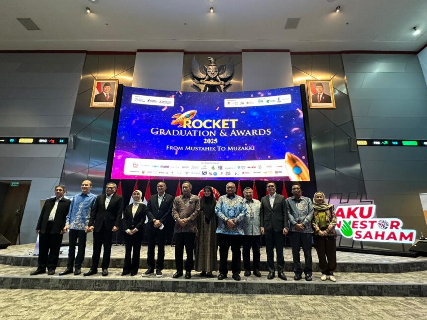Program Rocket You(th)preneurs, From Mustahik to Muzakki, secara resmi menutup rangkaian inkubasi dan akselerasi tahunannya melalui penyelenggaraan Rocket Day 2025 – Graduation & Awarding Ceremony. (dok. istimewa)