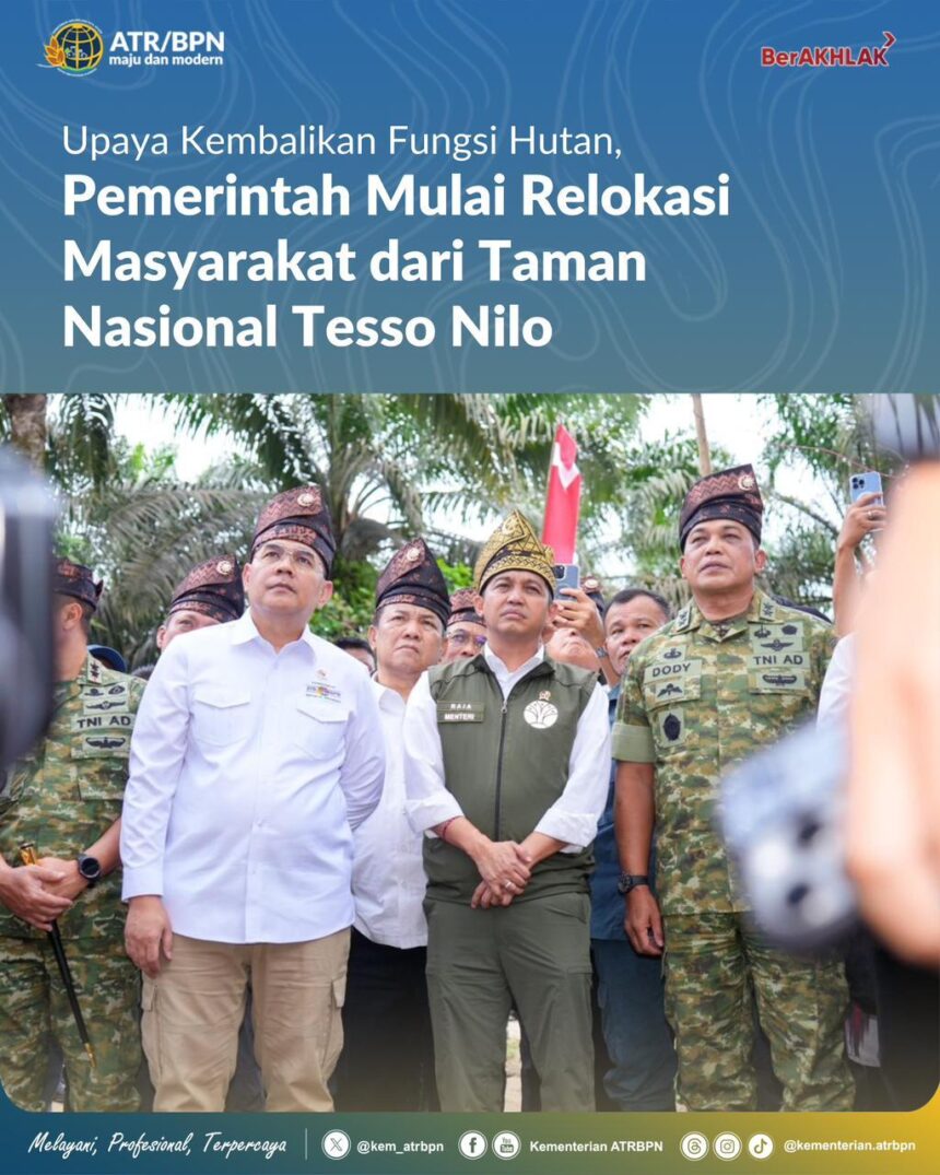 Wakil Menteri Agraria dan Tata Ruang/Wakil Kepala Badan Pertanahan Nasional (ATR/BPN) (tengah) di lokasi. Foto: Humas