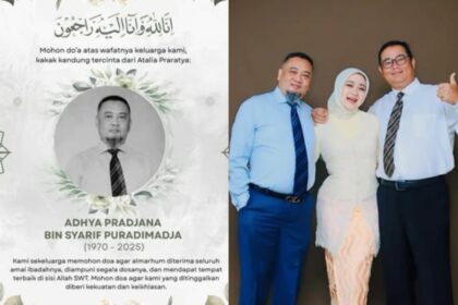 Atalia Praratya berduka kakak kandungnya, Adhya Pradjana, meninggal dunia. Foto: IG @ataliapr