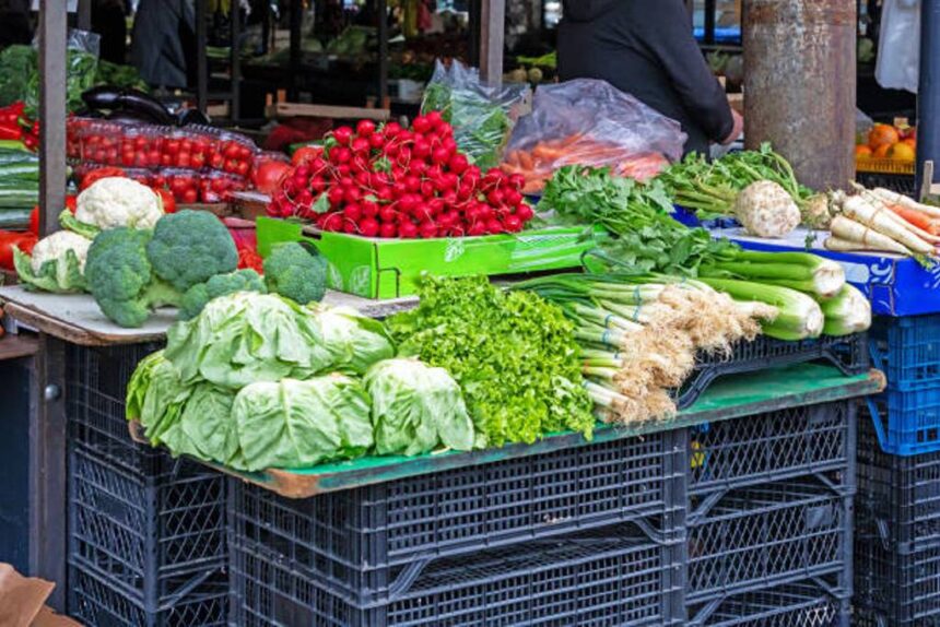 sayur, pasar