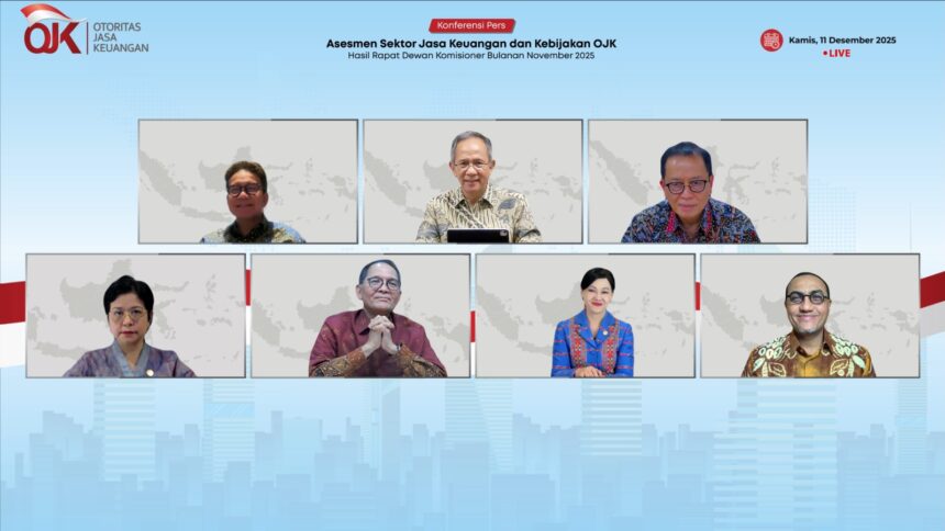 Rapat Dewan Komisioner Bulanan Otoritas Jasa Keuangan (OJK). Foto: Ist