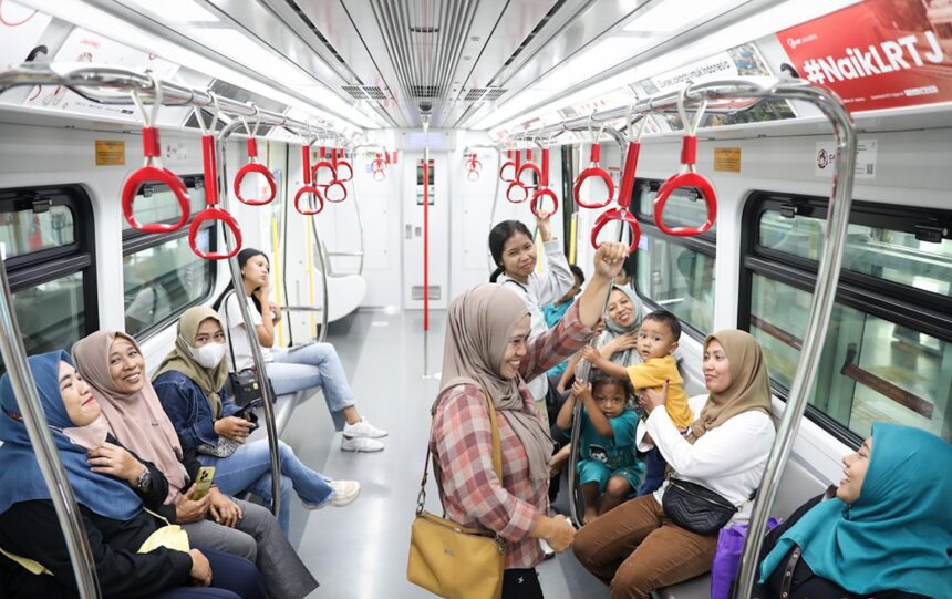 Ilustrasi LRT Jakarta