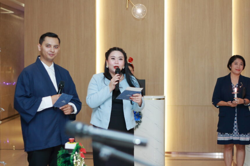 Rangkaian acara pembukaan perayaan akhir tahun di Aryaduta Suites Semanggi. (Alidrian Fahwi/ipol.id)