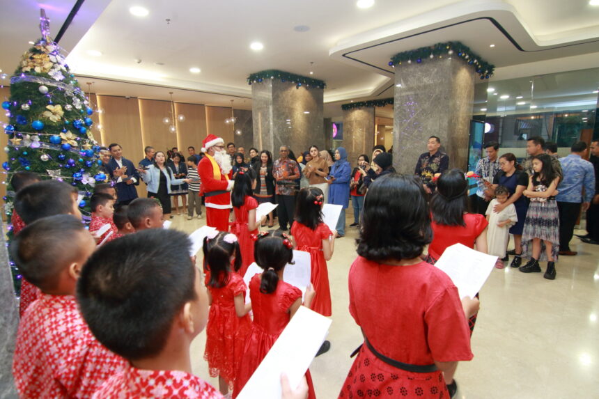 Rangkaian acara pembukaan perayaan akhir tahun di Aryaduta Suites Semanggi. (Alidrian Fahwi/ipol.id)