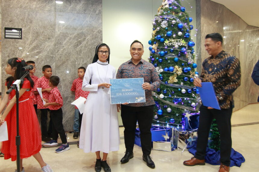 Rangkaian acara pembukaan perayaan akhir tahun di Aryaduta Suites Semanggi. (Alidrian Fahwi/ipol.id)