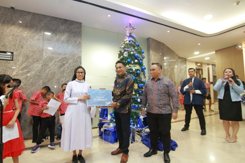 Rangkaian acara pembukaan perayaan akhir tahun di Aryaduta Suites Semanggi. (Alidrian Fahwi/ipol.id)