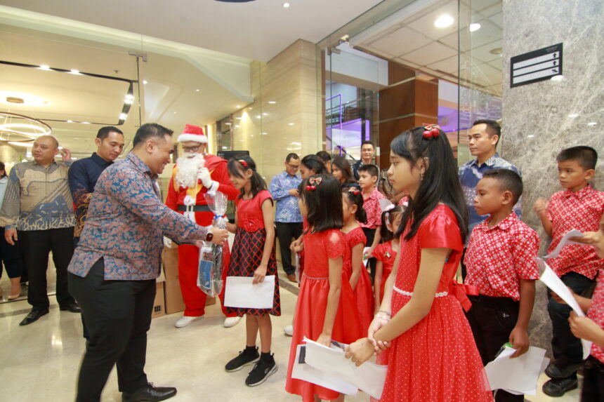 Rangkaian acara pembukaan perayaan akhir tahun di Aryaduta Suites Semanggi. (Alidrian Fahwi/ipol.id)