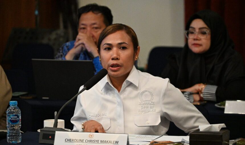 Anggota Komisi XII DPR RI, Cheroline Chrisye Makalew