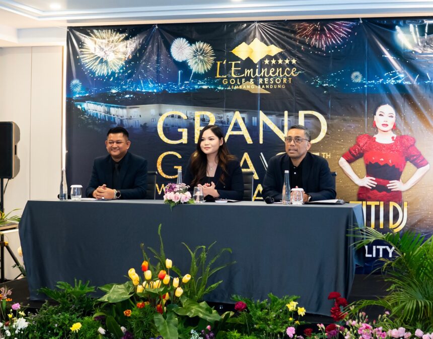 Grand opening L'Eminence Golf & Resort Lembang dengan menhadirkan Diva Indonesia Titi DJ. (istimewa/dok. L'Eminence Golf & Resort Lembang).