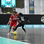 Di pertandingan Grup A Putri Campus League Futsal putri fase The Nationals, Universitas Pendidikan Indonesia (UPI) Bandung meraih kemenangan besar 7-1 atas Universitas Gadjah Mada (UGM) Yogyakarta yang diselenggarakan di FIKK UNJ GOR Universitas Negeri Jakarta, Rawamangun, Jakarta Timur, Rabu (3/12). Foto/megapro