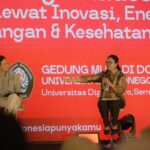 Wali Kota Semarang, Agustina Wilujeng didapuk menjadi salah satu narasumber utama dalam program spesial Indonesia Punya Kamu yang diselenggarakan di Muladi Dome Undip Semarang, Selasa (2/12).