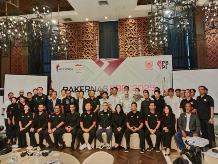 Perkumpulan Besar Padel Indonesia (PBPI) resmi menggelar Rapat Kerja Nasional (Rakernas) 2025 untuk pertama kalinya di Hotel Grandhika Iskandarsyah, Jakarta Selatan, Kamis (4/11/2025). Foto/ipol