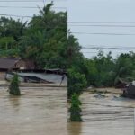 Satu Lapas di Aceh Tamiang terpaksa melepaskan seluruh warga binaannya setelah bangunan tersebut terendam banjir hingga mencapai atap. Foto: Tangkap layar IG @babang.amien