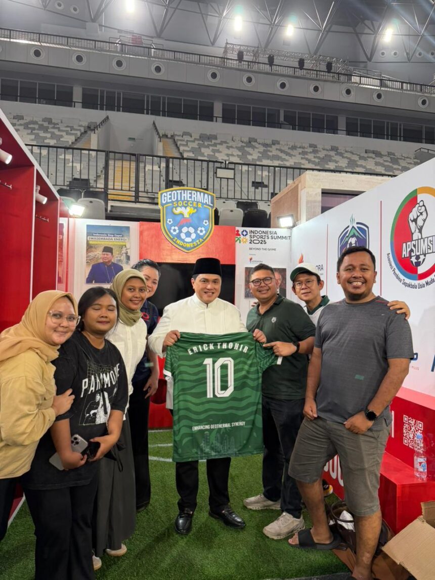 Erick Thohir Berkolaboras Geothermal Soccer Indonesia (GSI) Mengembangkan Bibit Pemain Sepakbola Indonesia