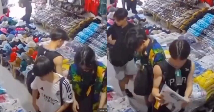 Aksi pencurian oleh turis asing di Bali kembali jadi sorotan setelah turis Jepang mencuri pakaian dan viral di media sosial. Foto: X @Mothership