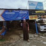 Muhammad Yusuf, mitra AgenBRILink yang beroperasi di Desa Liangbunyu, Kecamatan Sebatik Barat, Kabupaten Nunukan, Kalimantan Utara, konsisten menghadirkan layanan perbankan yang dekat, cepat, dan terjangkau bagi warga. Foto: BRI