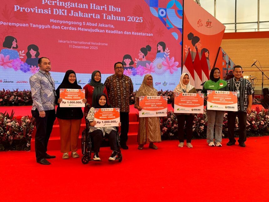 Peringatan Hari Ibu tingkat Provinsi DKI Jakarta 2025 di Jakarta International Velodrome, Pulo Gadung, Jakarta Timur. Foto: BPJS Ketenagakerjaan
