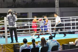 Petinju Indonesia Asri Udin memastikan tiket ke semifinal cabang olahraga tinju SEA Games ke-33 Thailand 2025.