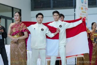 Edgar Sumbang Emas Pertama Wushu, Seraf Naro Dapat Perak. Foto/AZ