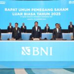 Rapat Umum Pemegang Saham Luar Biasa (RUPSLB) PT Bank Negara Indonesia (Persero) Tbk atau BNI pada Senin (15/12/2025). Foto: Dok BNI