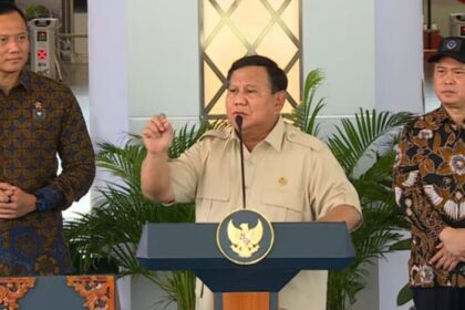 Presiden RI, Prabowo Subianto. (foto istimewa)