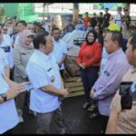 Gubernur DKI Jakarta, Pramono Anung saat mengunjungi pasar induk Keramat Jati.(Foto istimewa)