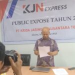 Sunarto, Direktur Utama kepada wartawan diacara Publik Ekpose KJNE Tahun 2025 di kantornya, Kamis (18/12).