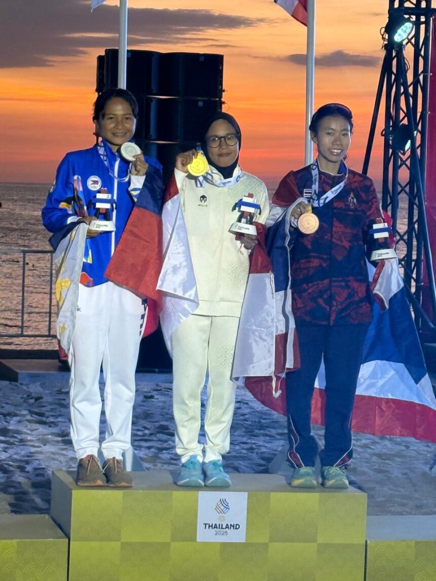 Sumbang Emas ke-79 Bagi Indonesia Farras Satrio Raih Perak di SEA Games Thailand 2025. Foto/bepe