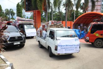 Hingga 18 Desember 2025, BRI Group telah melaksanakan 40 aksi tanggap darurat di berbagai wilayah terdampak bencana, yang didukung oleh 5 unit posko darurat bencana. Posko-posko tersebut berfungsi sebagai pusat koordinasi, distribusi bantuan, serta layanan kemanusiaan guna memastikan bantuan dapat tersalurkan secara cepat dan tepat sasaran. Foto: Dok BRI