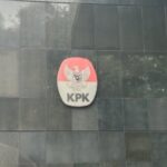 Logo KPK di Gedung Merah Putih. Foto: Dok ipol.id/Yudha Krastawan