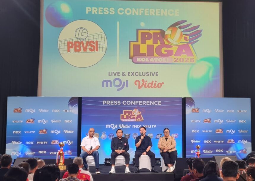 David Setiawan Suwarto (Direktur MOJI) Menyampaikan Bahwa MOJI Siap Menayangkan Seluruh Laga Bergengsi Proliga 2026