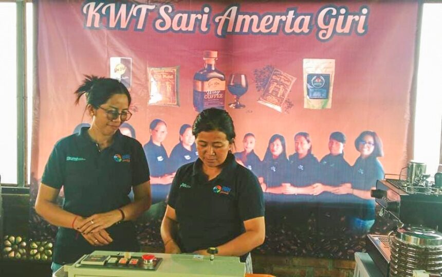 KWT Sari Amerta Giri semakin menguat ketika mendapatkan pendampingan dari BRI lewat Program Aspire to Uplift, Revive, and Achieve (AURA). Foto: Dok BRI
