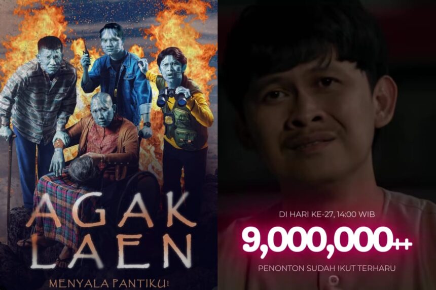 Tembus 9,2 juta penonton dalam 28 hari, Agak Laen 2 kian mendekati rekor film Indonesia terlaris sepanjang masa. Foto: IG @pilemagaklaen