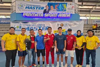 Alber Sie/Gunawan Juarai Ganda Putra Turnamen Perdana Pro Liga Indonesia Master 2025.foto/ipol