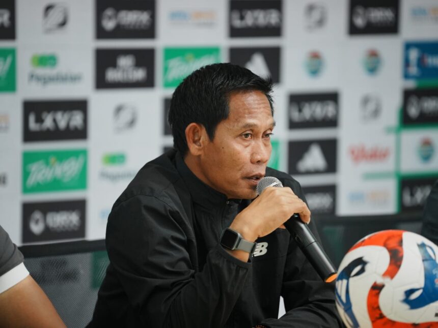 Pelatih Khamid Mulyono, Kecewa Garudayaksa FC Ditahan Imbang Persiraja.foto/AR