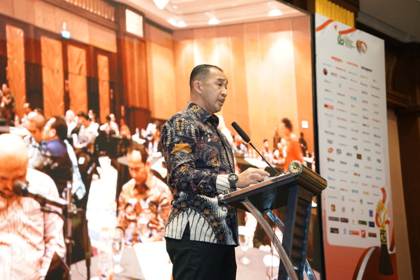 Kapuspen Mayjen Freddy Ardianzah saat menghadiri Apresiasi Bela Negara yang digelar oleh Forum Pimred Multimedia Indonesia (FPRMI) di Bandung pada Senin (22/12/2025). Foto: Alidiran Fahwi/ipol.id