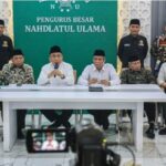 Gus Yahya saat konferensi pers di Gedung PBNU, Jakarta, Rabu (3/12/2025). Foto: NU Online